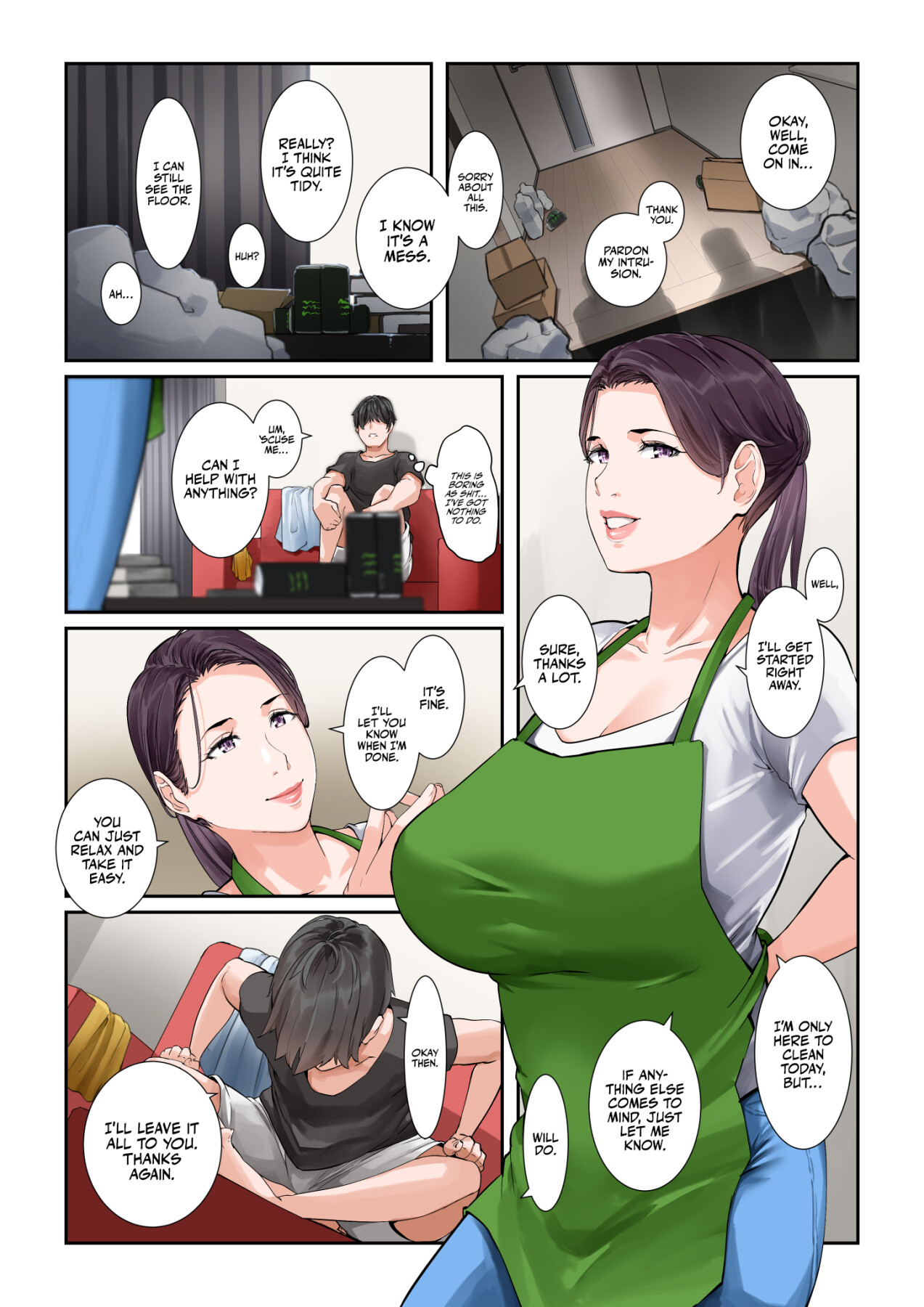 Hentai Manga Comic-Yurie-san, The Housekeeper Who Will Do Just About Anything-Read-4